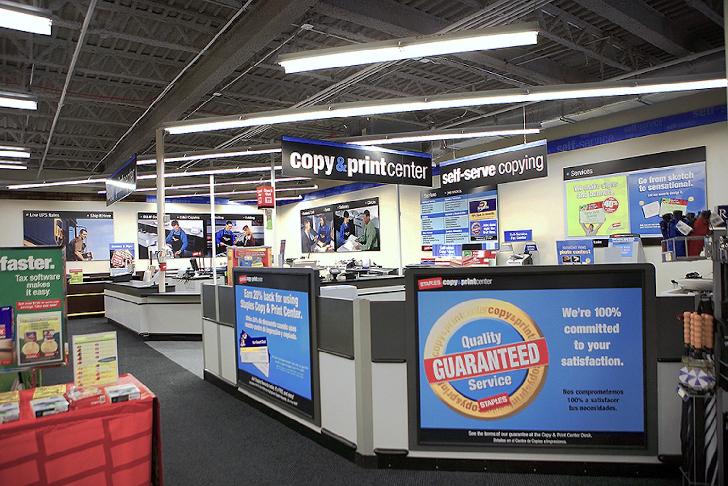 staples copy center near me